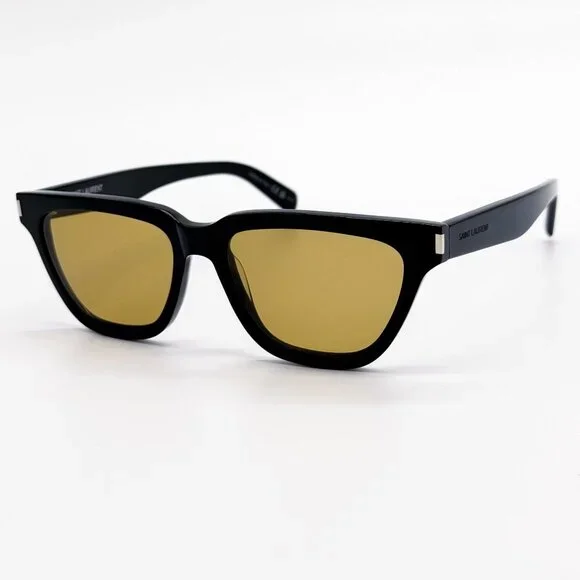 NEW SAINT LAURENT SL462SULPICE 009 Black/Yellow NEW SAINT LAURENT SUNGLASSES SL462 SULPICE 009 BLACK EYEWEAR  main image 2